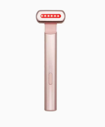4-in-1 LED Facial Wand with EMS & Red Light Therapy