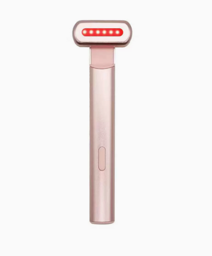 4-in-1 LED Facial Wand with EMS & Red Light Therapy