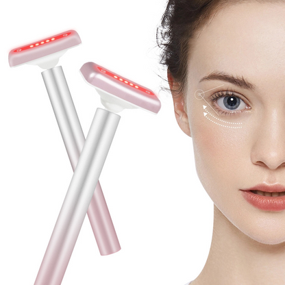 4-in-1 LED Facial Wand with EMS & Red Light Therapy